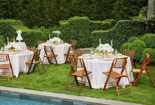 Wedding table decor and settings