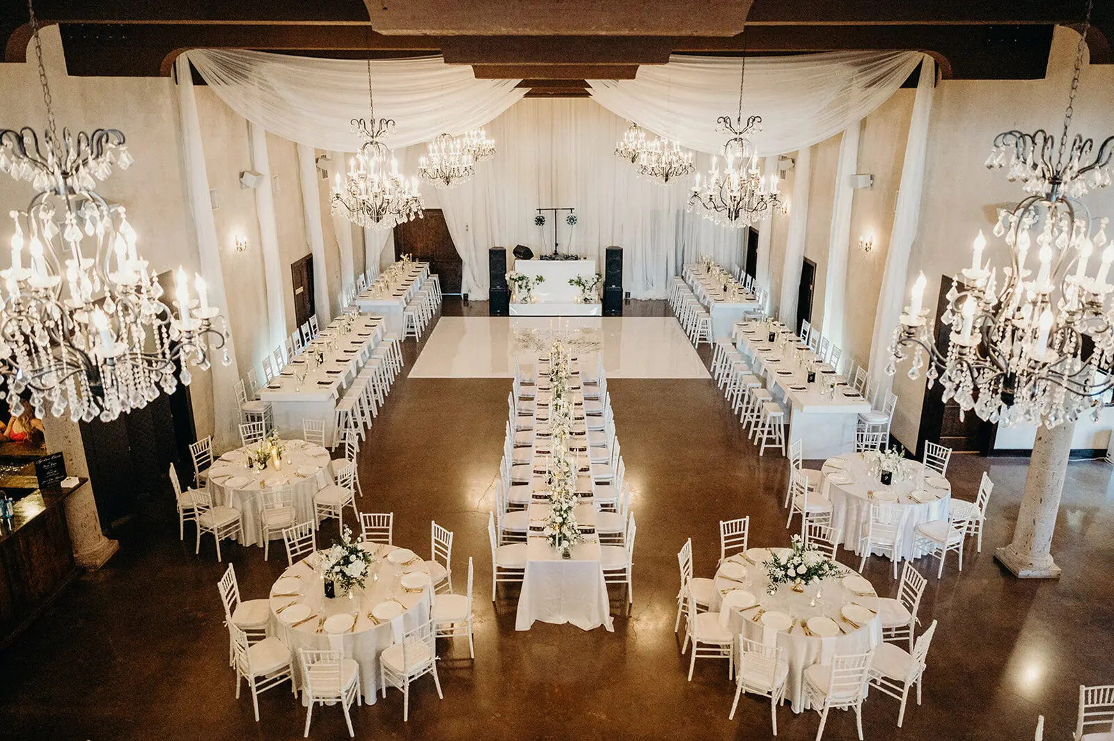 Venue planning walkthrough for wedding setup